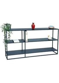 DanDiBo Konsolentisch Metall Schwarz mit 3 Ebenen 140 x 70 x 25 cm , 140x70x25 cm , Küchen, Küchenmöbel
