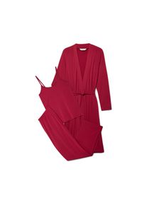 Tchibo - 3 részes pizsama - nő - méret S 36/38 - piros