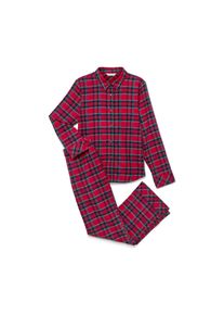 Tchibo - Flanel pizsama - nő - méret 36 - piros/kockás
