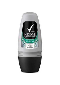 Rexona, Deo, Sensitive Anti-perspirant Deodorant Roll On for Men 50ml - Pack of 6 (Roll-on, 50 ml)
