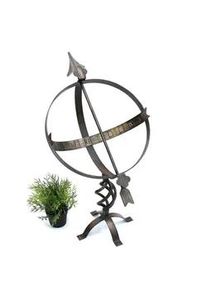 DanDiBo Sonnenuhr Garten Metall Patina Wetterfest 70 cm , 50x70x40 cm , Dekoration, Dekofiguren & Skulpturen, Dekoobjekte