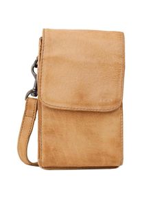 Bear Rock, Damen, Handtasche, Bear Design Telefoontasje / Crossbodytas Dames - Leer - Robbie - Taupe, Braun