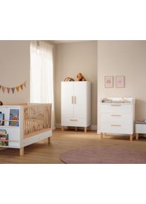 Tchibo - Kinderkleiderschrank &raquo;Leira&laquo; - 80x50x150,3cm - wei&szlig; - Holz / Stahl