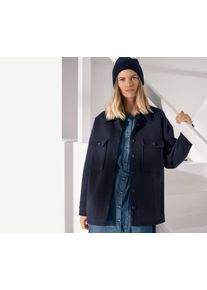 Nah/Studio Midi-Kleid - Eco-Lyocell - Gr. 36 - dunkelblau