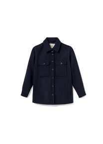 Nah/Studio Jacke - recycelte Wolle - Gr. 34 - dunkelblau