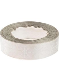 Brewis, Geschenkverpackung, Satinband mit Weihnachtsmotiv 25mmx22m (Geschenkband)