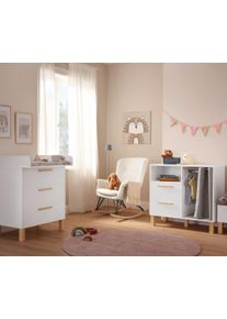 Tchibo - Kinderstauraumbank &raquo;Leira&laquo; mit Polsterdeckel - 100x43x43,8cm - wei&szlig; - Holz / Polyester / Polyamid