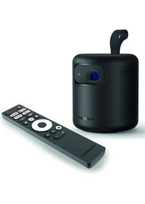 Thomson Vega (UHD, 600 lm), Beamer, Schwarz