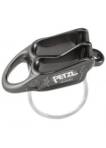 Petzl - Reverso - Taubrems, grått/svart