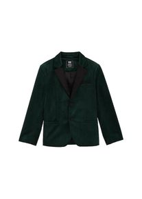 WE Fashion Chaqueta de traje, Niños, verde oscuro / negro, talla 122/128