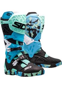Sidi Crossair X Messy, laarzen , kleur: Mintgroen/Lichtblauw/Zwart/Wit , maat: 50 EU