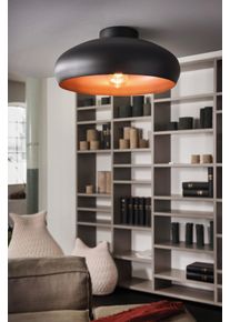 Eglo Deckenleuchte »MOGANO« E27 1 Stk. Deckenleuchte Industrial in schwarz, Größe Ø 40 Höhe: 17 cm