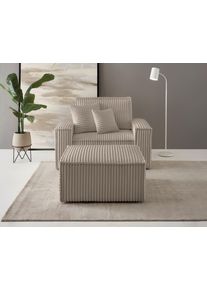 Otto Home Loveseat »FINNLEY in grau, Größe B/H/T: 120 cm x 85 cm x 166 cm