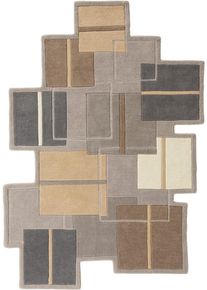 HEINE HOME Teppich mehreckig 12 mm Höhe in grau