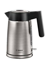 Bosch , Wasserkocher &raquo;TWK5P480 DesignLine&laquo; 1,7 l 2400 W , schwarz/edelstahlfarben