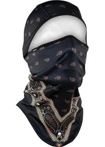 Zan Headgear SportFlex Convertible Classic, balaklava , kolor: Czarny/Pomarańczowy/Biały , rozmiar: Jeden Rozmiar