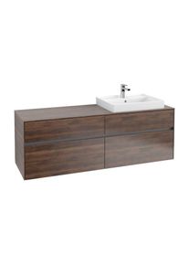 Villeroy & Boch Villeroy & Boch Collaro Waschtischunterschrank C02300VH 160x54,8x50cm, Waschtisch rechts, Arizona Oak