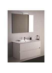 Ideal Standard Eurovit Plus M&ouml;belwaschtisch-Paket R0575WG Hochglanz wei&szlig; lackiert, 101,5x46,5x56,5cm, 1 Hahnloch