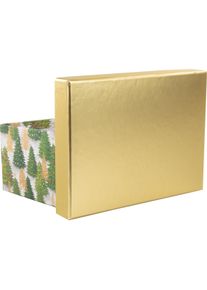Idena, Geschenkverpackung, Geschenkbox Weihnachten Tannenbaum 20x15x9cm (Geschenkbox)