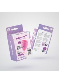 Crushious, Menstruationstasse, Minerva - Menstrual Cup with Pouch - XS - Pink (XS)