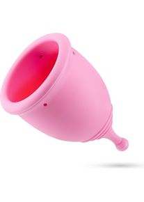 Crushious, Menstruationstasse, Minerva - Menstrual Cups with Pouch and Toycleaner- S and L - Pink (L, S)