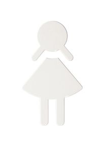 HEWI, Hausnummer + T&uuml;rschild, Symbol Frau 801.91.020 Polyamid Farb-Nr. 97 Breite 87 mm H&ouml;he 150 mm St&auml;rke 3 mm