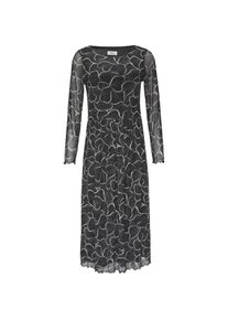 s.Oliver, Damen, Kleider, Kleid Mesh-Kleid mit U-Boot-Ausschnitt, Schwarz, (42)