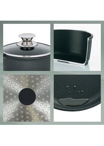 Kela Kerros, Pfanne + Kochtopf, Schwarz