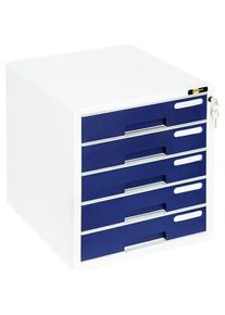 Grandhall, Aktenschrank, Aktenschrank 5 Schubladen. GELBER Granat