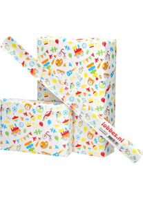 Lobbes, Geschenkverpackung, Geschenkpapier Spielzeug, 3 m (Geschenkpapier)