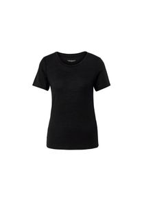 Tchibo - T-Shirt mit Merinowolle - Damen - Gr. XL - schwarz