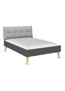 Rauch Bett »Skandi« - 153x219x109cm - grau - Holz