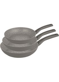 Michelino Pfannen-Set 3-tlg., Pfanne + Kochtopf, Grau