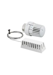 Oventrop Uni LH Thermostat 1011666 7-28 GradC, wei&szlig;, mit Nullstellung und Fernf&uuml;hler, Kapillarrohr 5 m