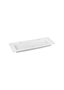 KEUCO Royal 60 Keramik Waschtisch 32160311402 140,5x53,8cm, we, m. 2 HL, ohne &Uuml;berlauf