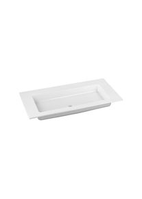 KEUCO Royal 60 Keramik-Waschtisch 32150311000 105,5x53,8cm, wei&szlig;, ohne Hahnloch und &Uuml;berlauf