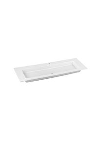 KEUCO Royal 60 Keramik-Waschtisch 32160311401 140,5x53,8cm, wei&szlig;, mit Hahnloch und &Uuml;berlaufsystem Clou