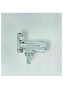 Fukana Waschger&auml;te Doppeleckventil 52240-K Kunststofft&uuml;lle, 1/2", verchromt