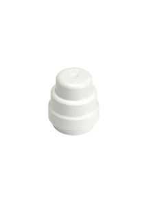 John Guest Kunststoff Endkappe PSE4628W 28mm, weiss, Kunststoff