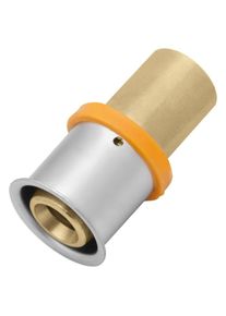 KAN-THERM KAN-press 6in1 &Uuml;bergangsst&uuml;ck 1009042065 25 x 22 mm, auf Kupfer, mit Einsteckende