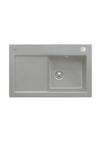 Villeroy & Boch Villeroy und Boch Subway Flächenbündige Spüle 67142FKD Becken rechts, mit Ablaufgarnitur und Exzenterbetätigung, Fossil