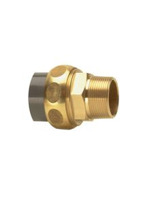 B&auml;nninger PVC-U/v2a Rohrverschraubung 1V50107812 50mmxR 1 1/2", DN 40, mit kegligem AG