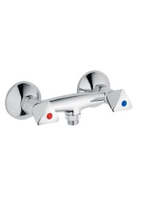 Heinrich Schulte classic-line_2 Duscharmatur Z026229-10010 1/2", ohne Brausegarnitur, eigensicher, verchromt, Trianongriff