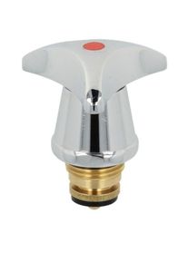 Heinrich Schulte Oberteil Z011007-00010 3/8", mit Dreikant-Metallgriff kalt, verchromt