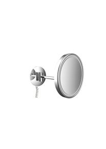 Emco Pure LED-Rasier-/Kosmetikspiegel 109406008 &Oslash; 203 mm, rund, Vergr&ouml;&szlig;erung 3-fach, chrom