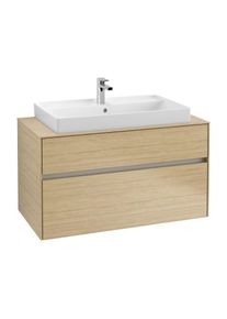 Villeroy & Boch Villeroy & Boch Collaro Waschtischunterschrank C02000VJ 100x54,8x50cm, Waschtisch mittig, Nordic Oak