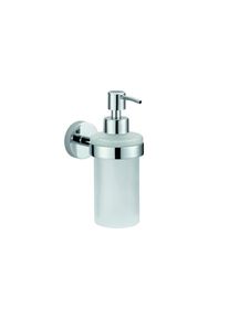 nie wieder bohren nwb Seifenspender Pro 020 P02412 chrom, Glas satiniert, mit Befestigungstechnik