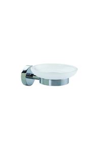 nie wieder bohren nwb Seifenhalter Pro 020 P02123 chrom, Glas satiniert, mit Befestigungstechnik