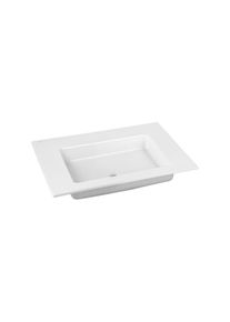 KEUCO Royal 60 Keramik-Waschtisch 32140310700 70,5x53,8cm, wei&szlig;, ohne Hahnloch und &Uuml;berlauf