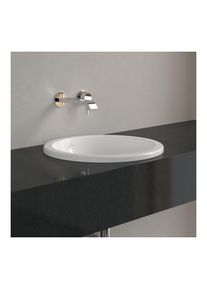 Villeroy & Boch Villeroy und Boch LOOP & FRIENDS Einbau-Waschtisch 614045R1 Ø 45 cm, weiß C-plus, ohne Hahnlochbank, mit Überlauf